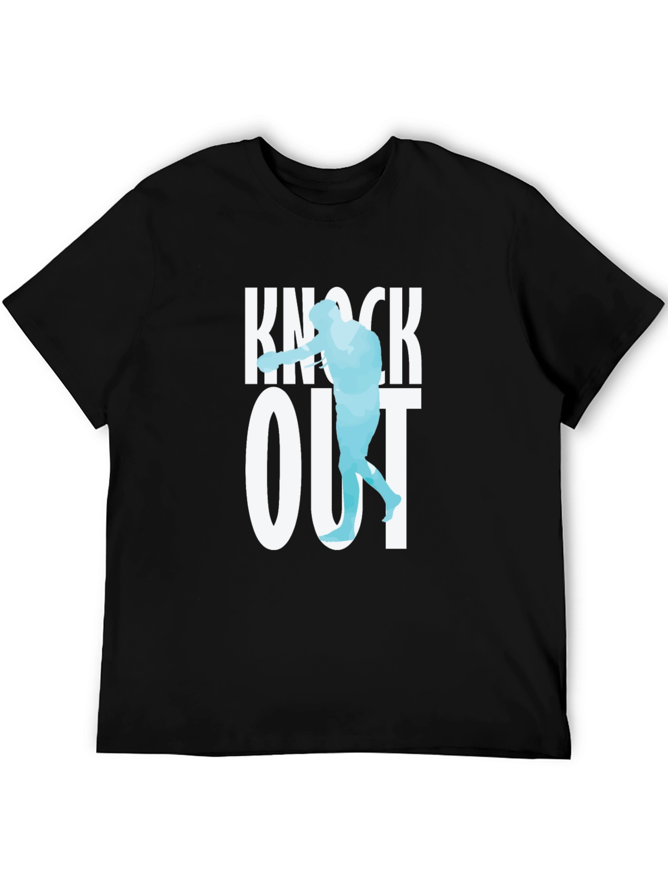 Knockout Boxing Graphic Print T-Shirt