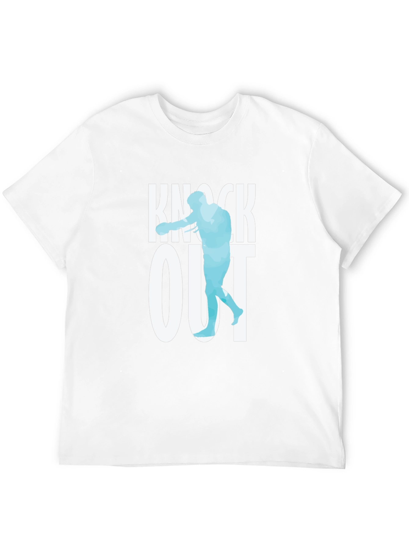 Knockout Boxing Graphic Print T-Shirt