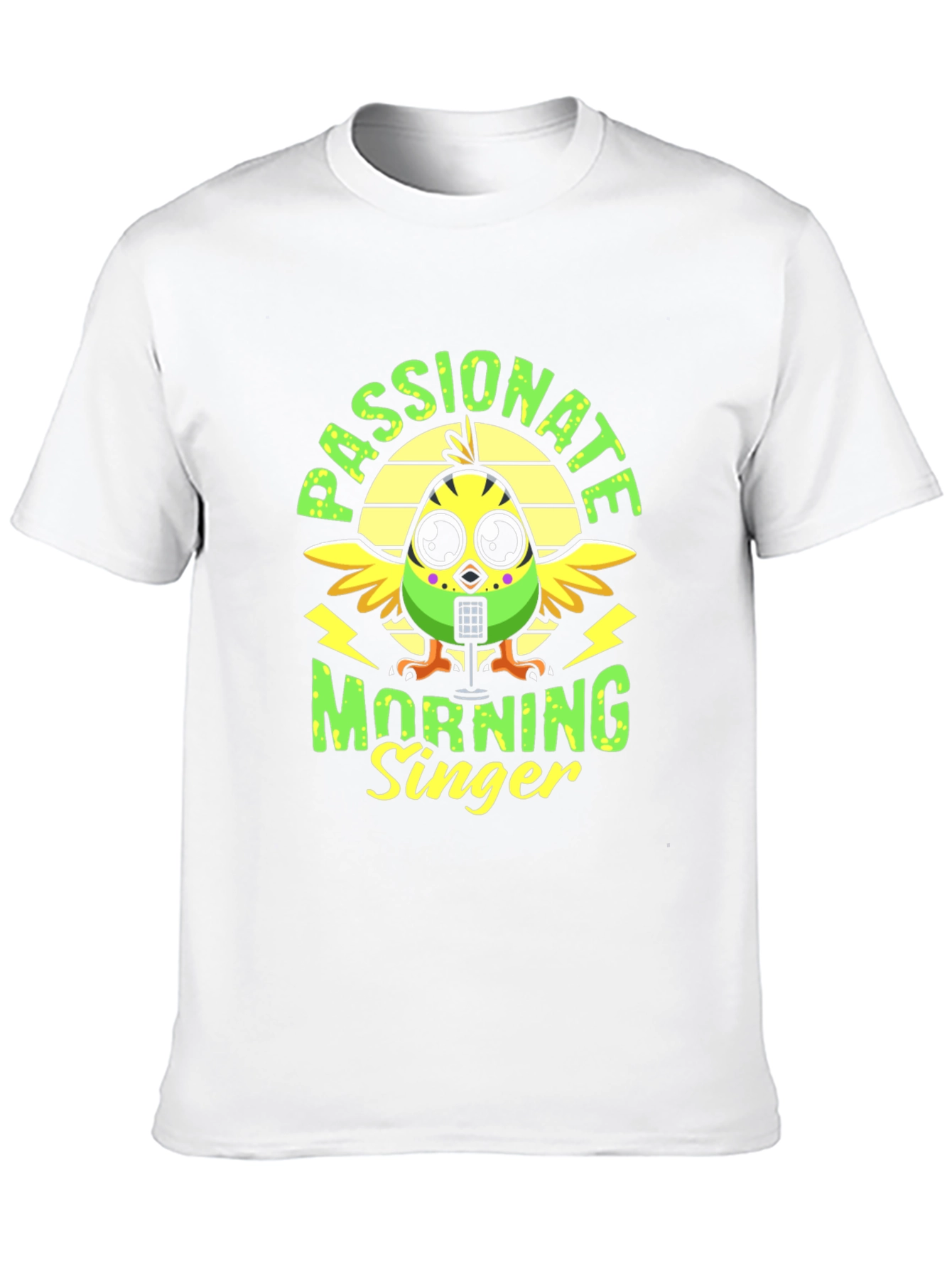 Passionate Morning Singer Bird Graphic Tee