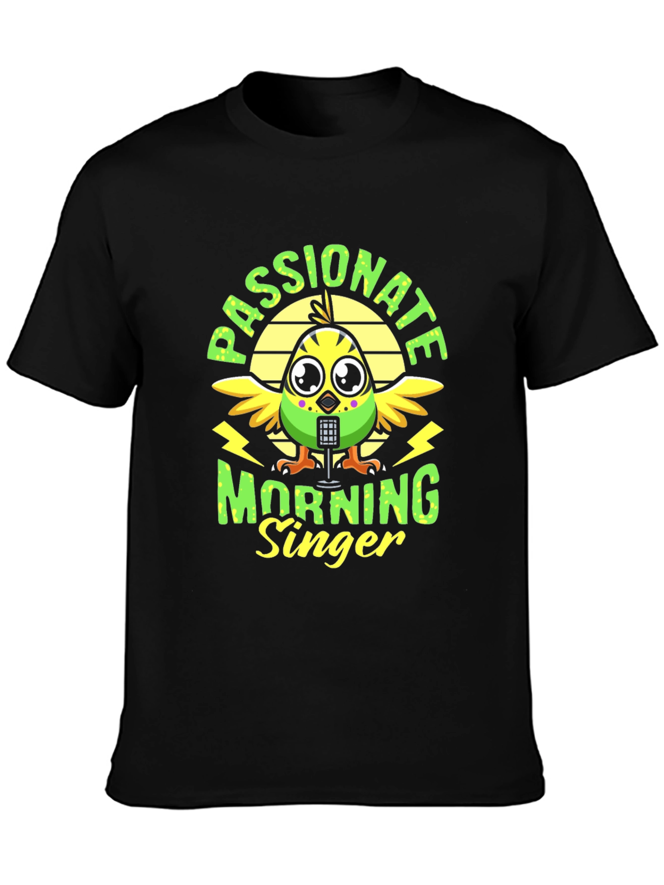 Passionate Morning Singer Bird Graphic Tee