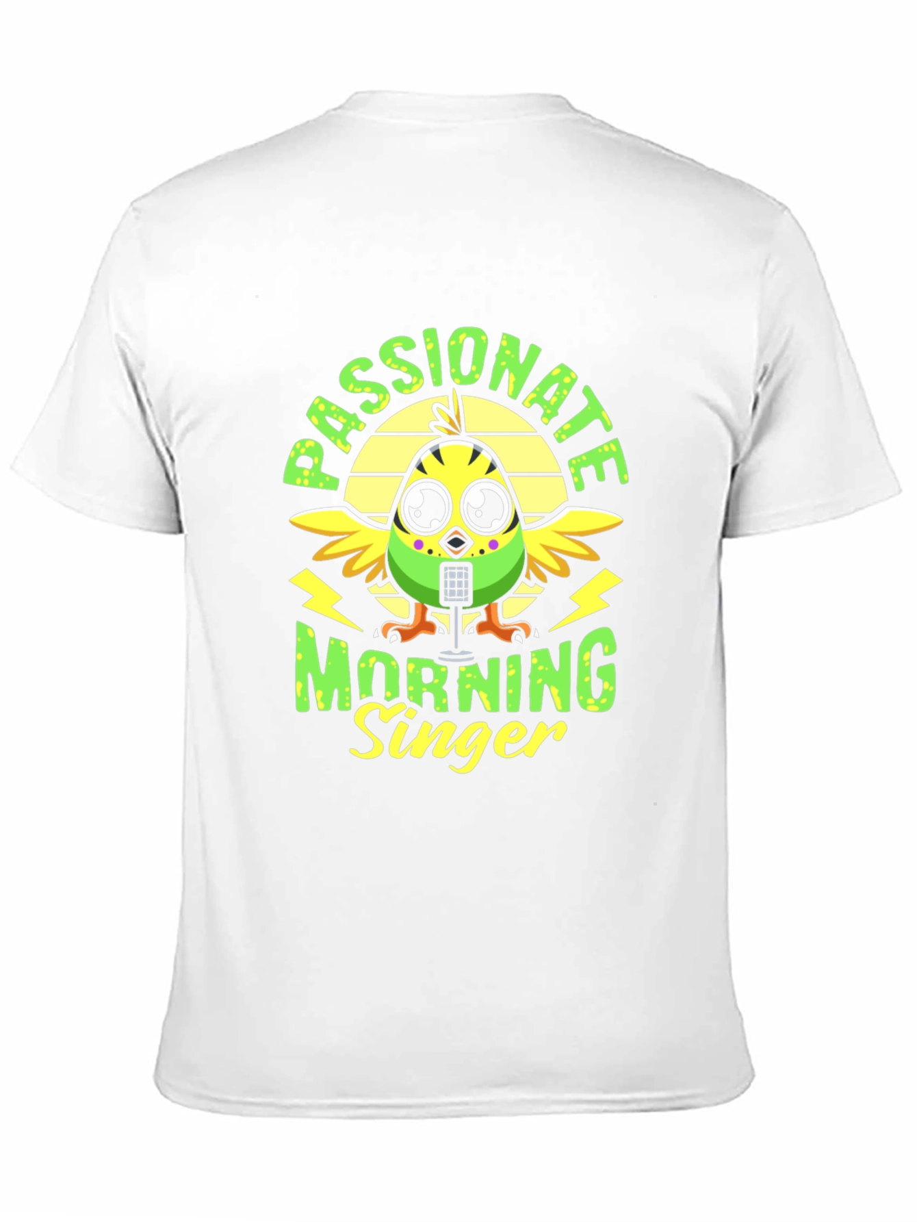Passionate Morning Singer Bird Graphic Tee