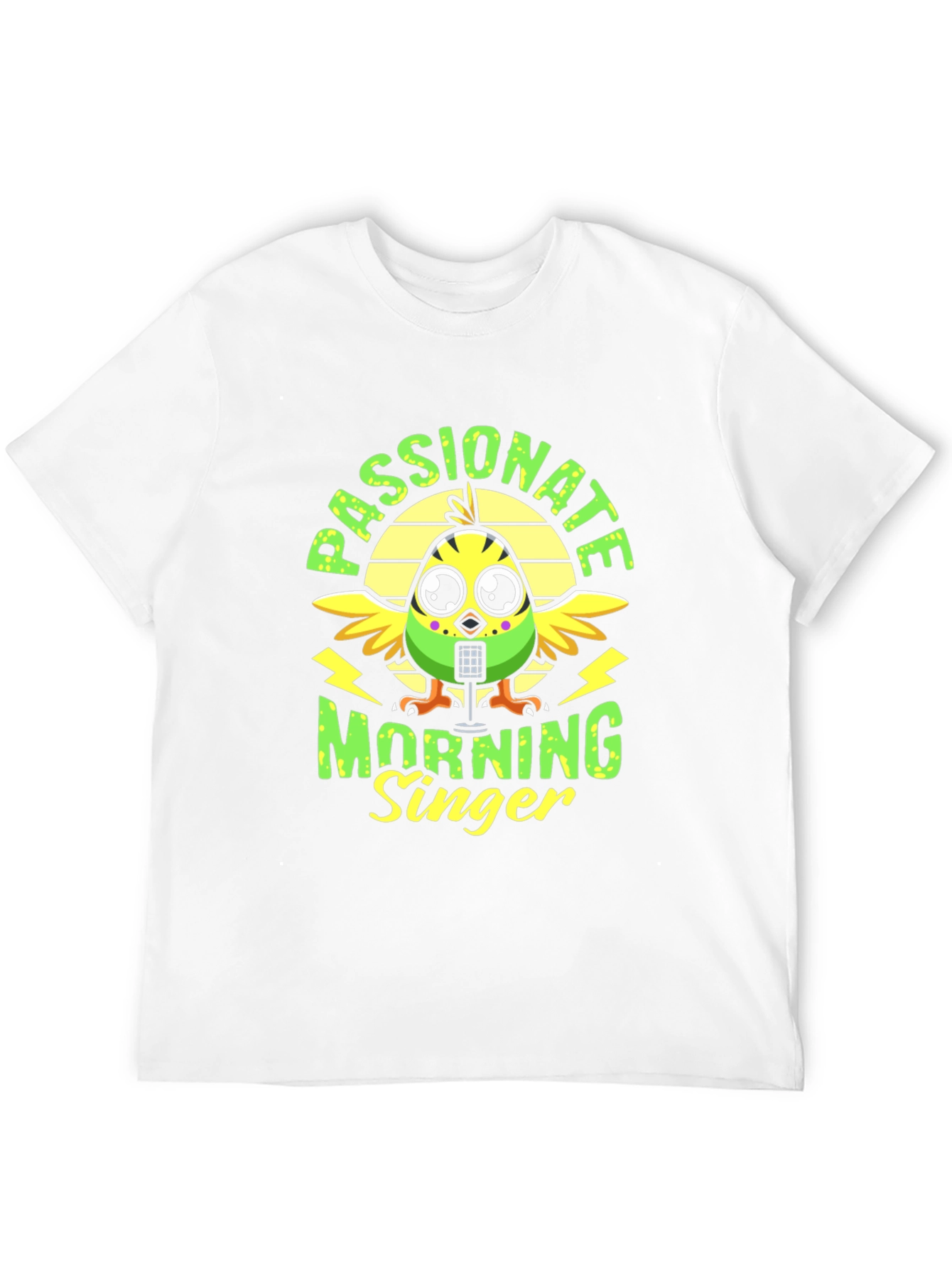 Passionate Morning Singer Bird Graphic Tee