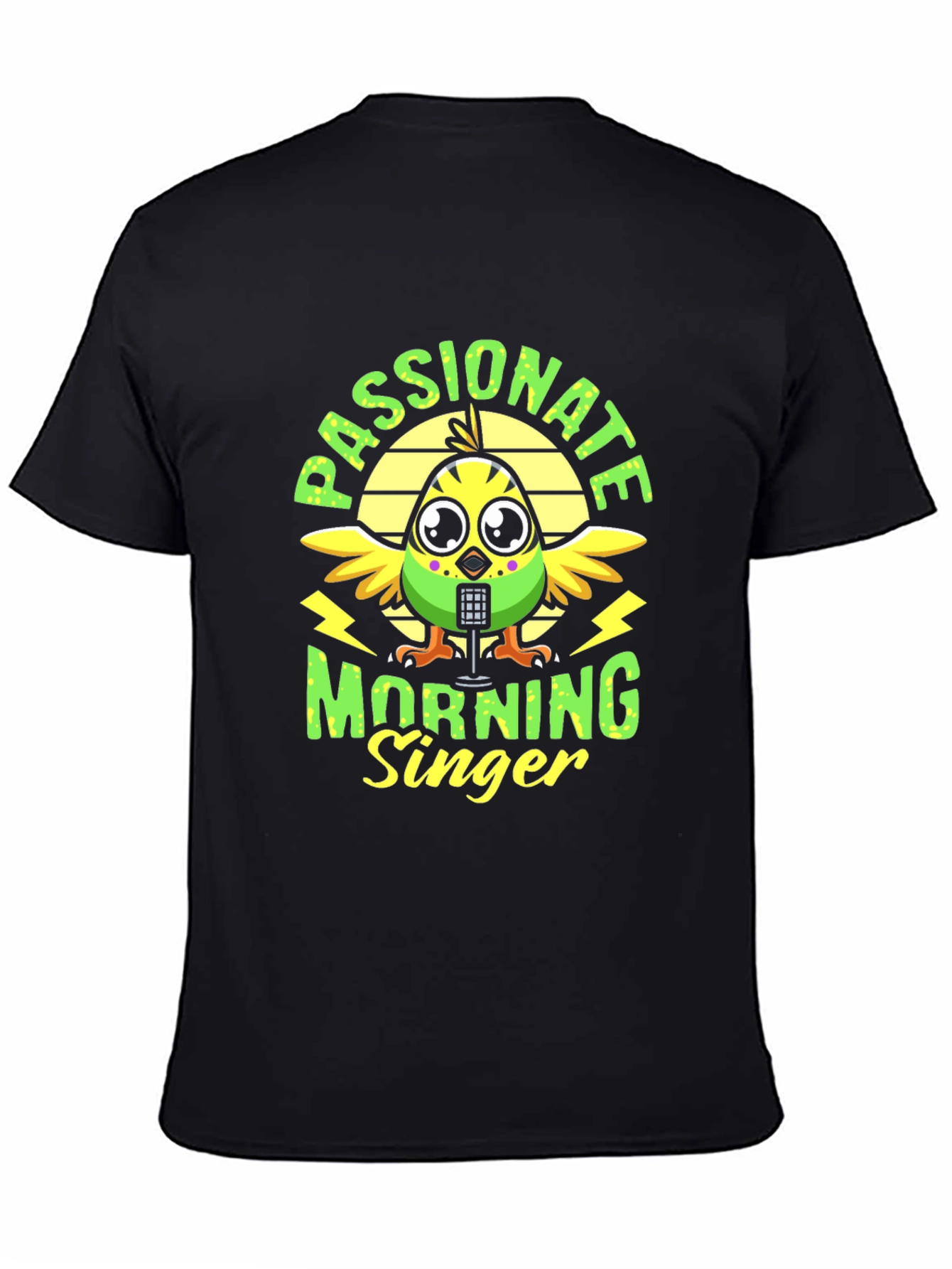 Passionate Morning Singer Bird Graphic Tee
