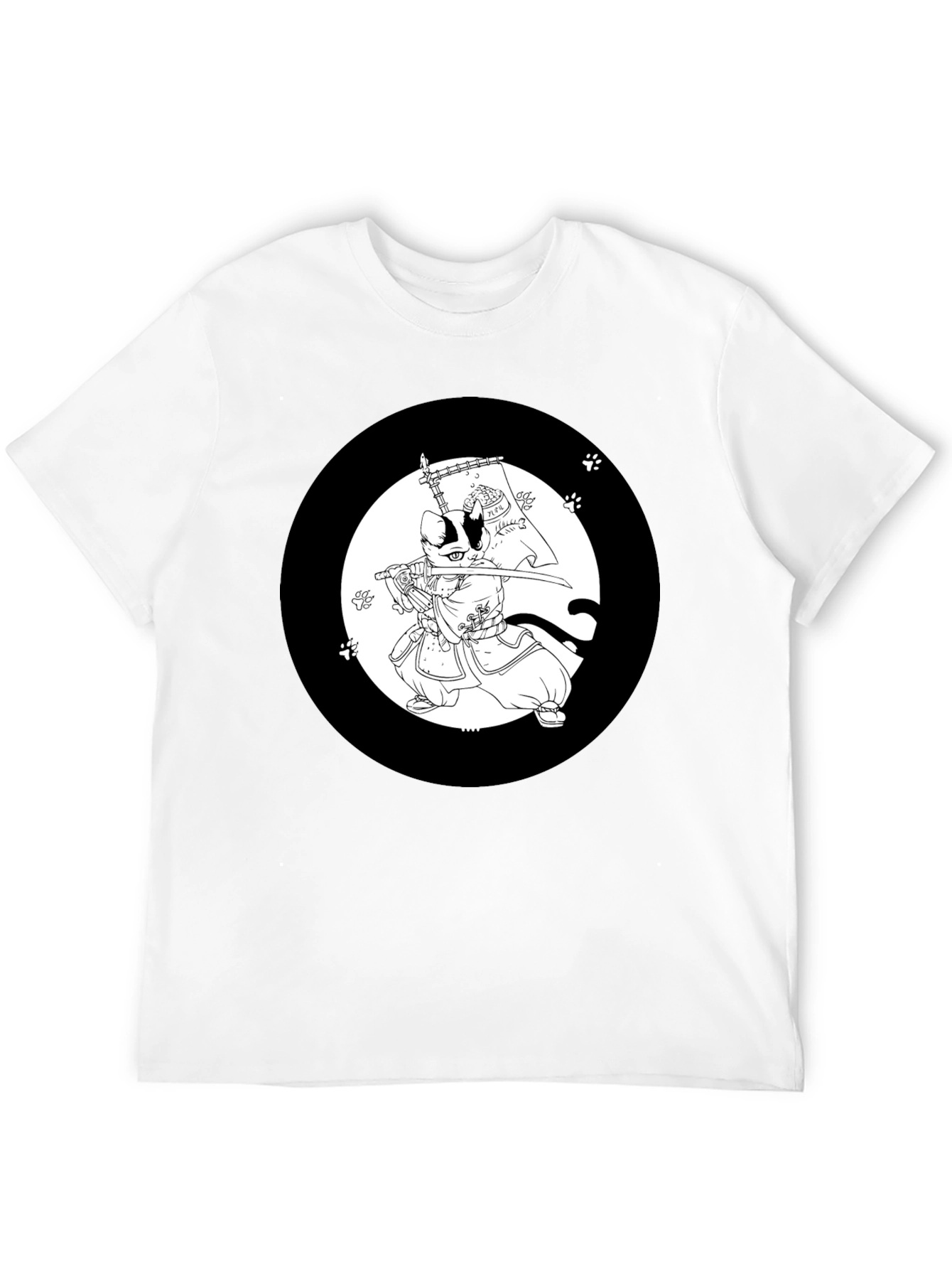 Samurai Cat T-Shirt: Cool Graphic Tee