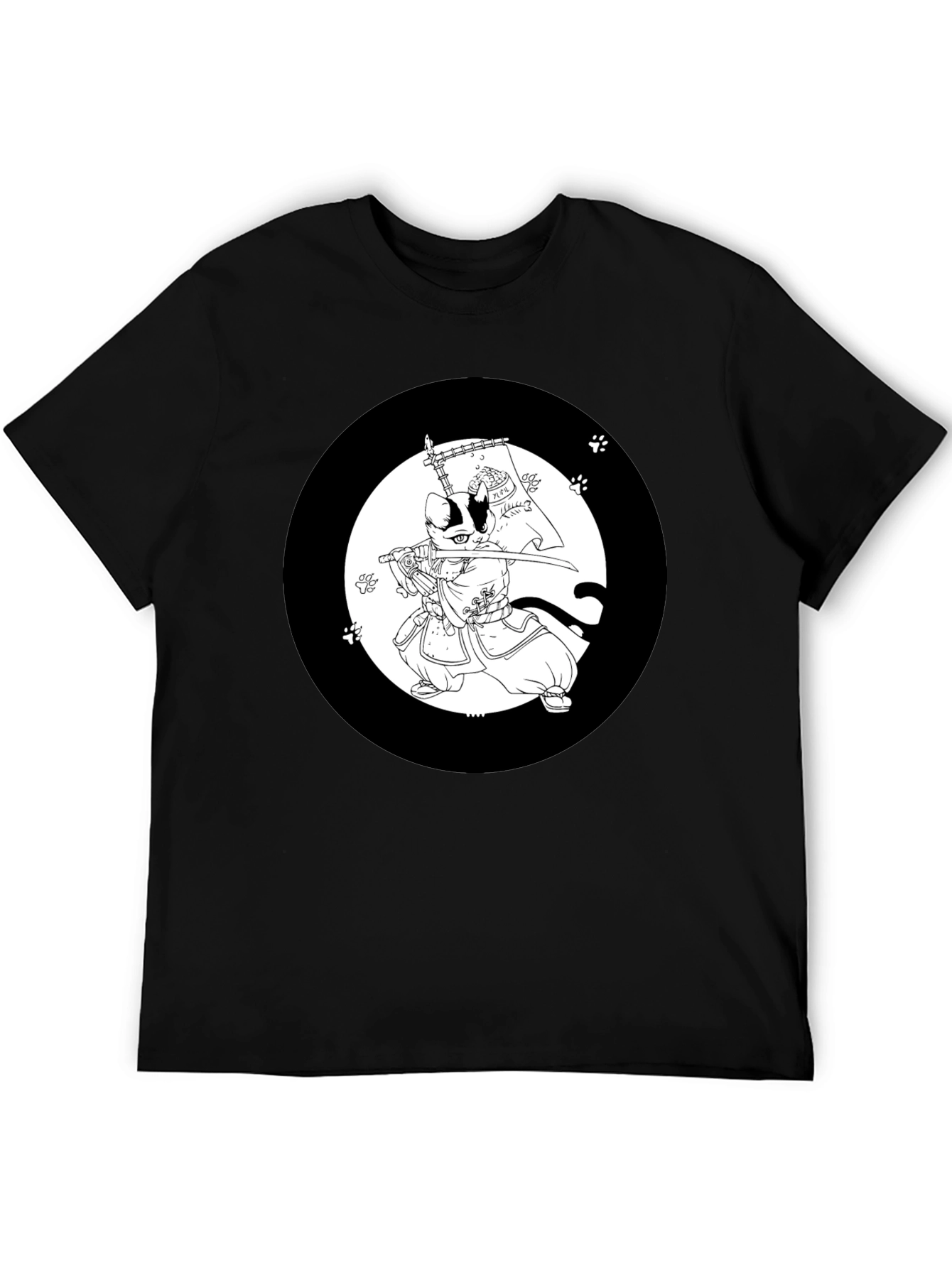 Samurai Cat T-Shirt: Cool Graphic Tee