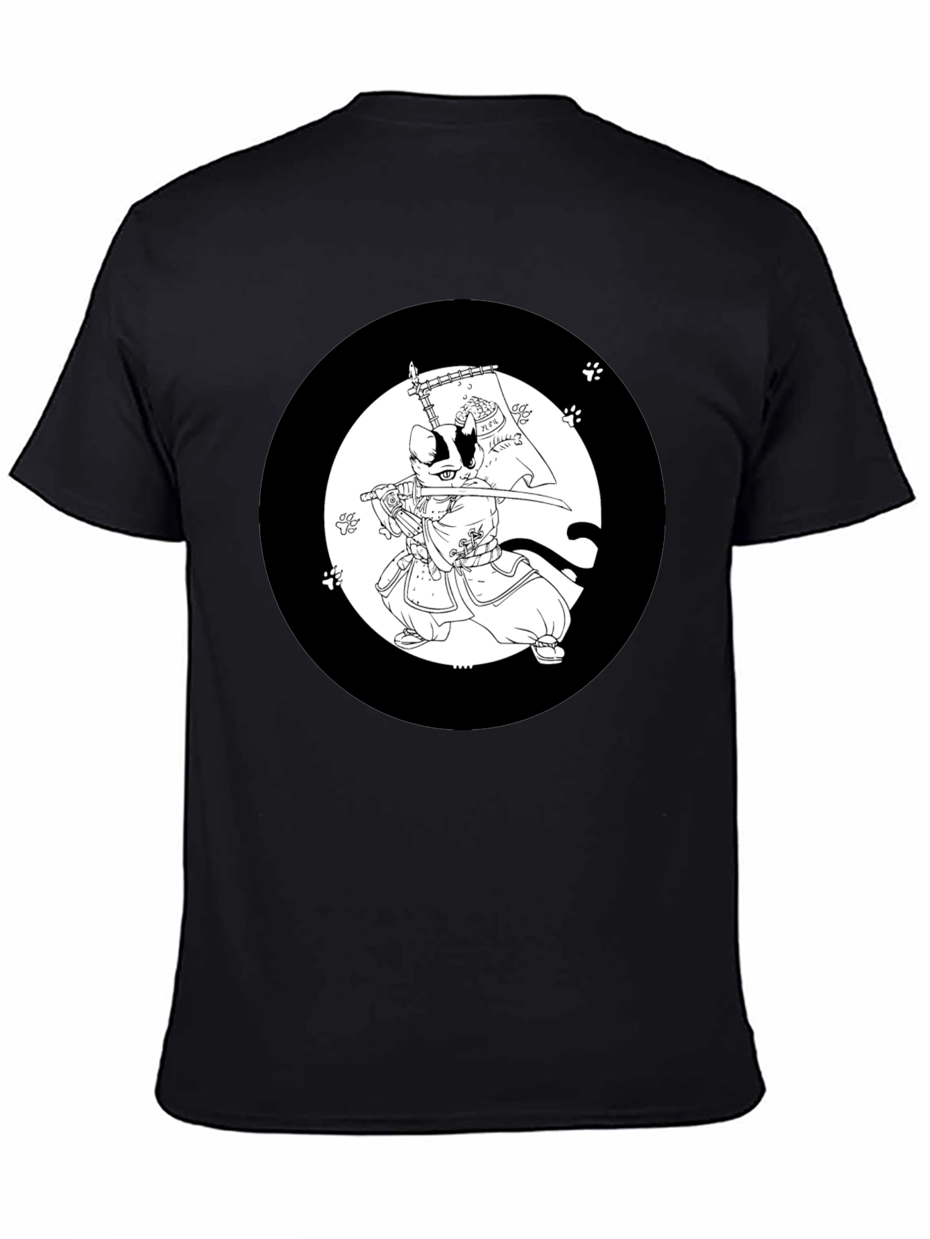 Samurai Cat T-Shirt: Cool Graphic Tee