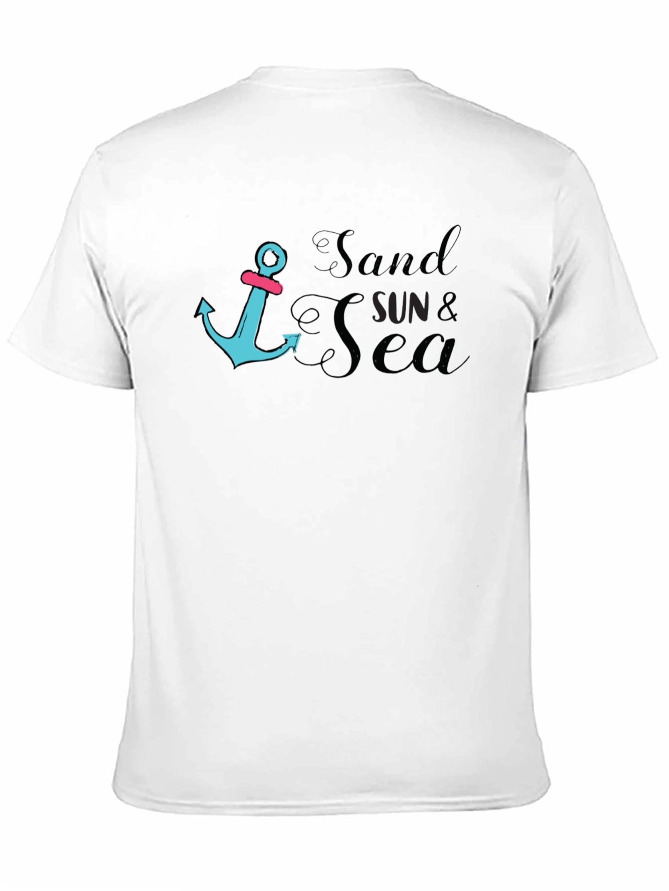 Sand Sun & Sea Graphic Tee - Black