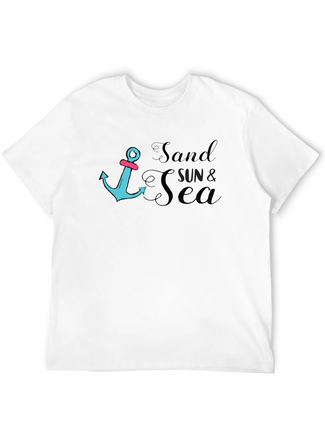 Sand Sun & Sea Graphic Tee - Black