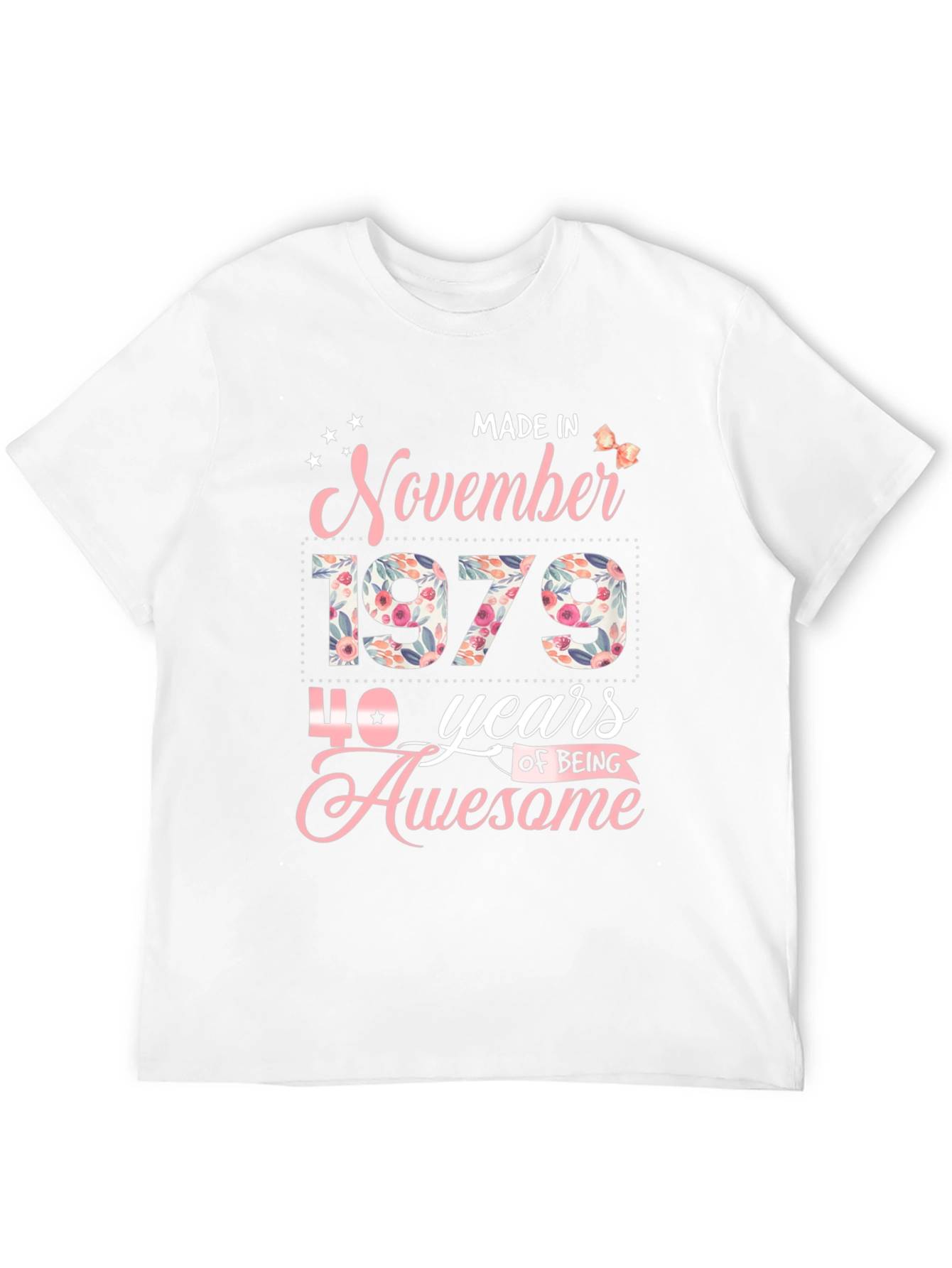 November 1979 40 Years Awesome Graphic T-Shirt