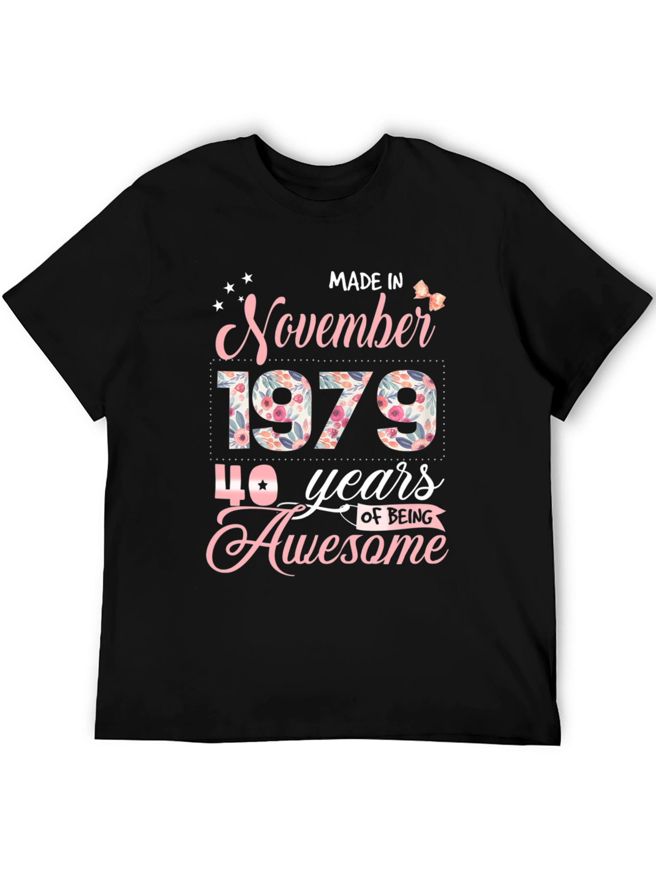November 1979 40 Years Awesome Graphic T-Shirt