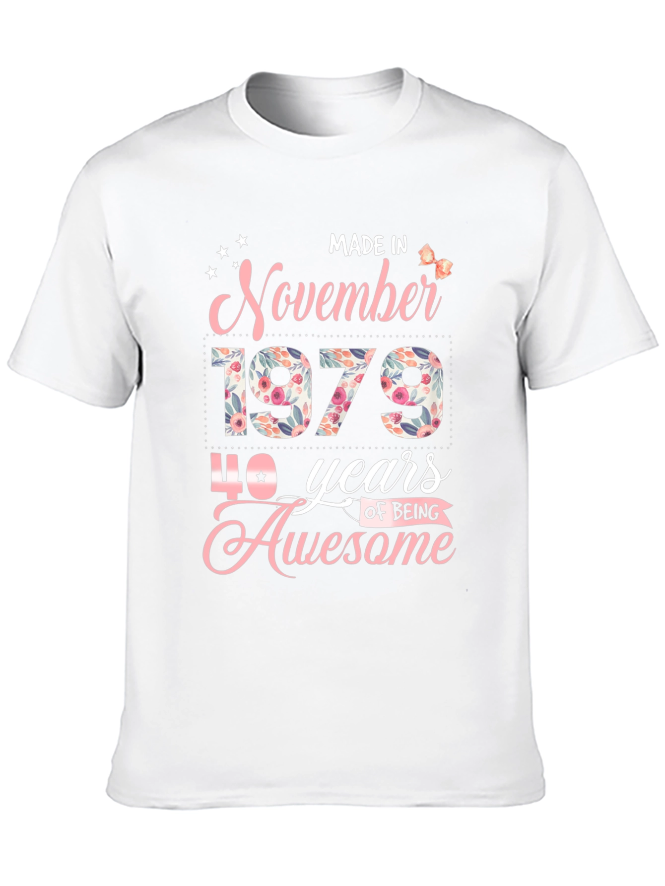 November 1979 40 Years Awesome Graphic T-Shirt