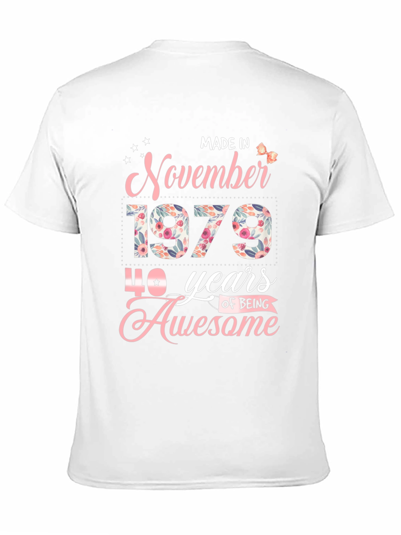 November 1979 40 Years Awesome Graphic T-Shirt