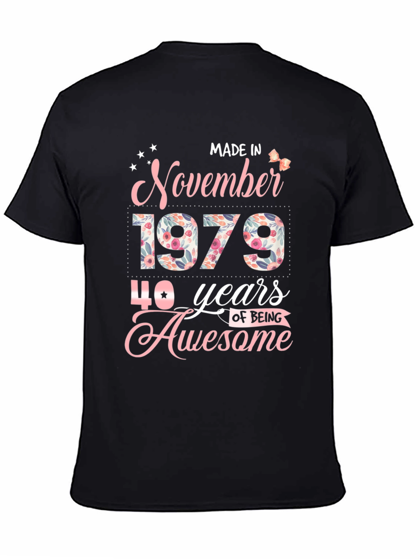 November 1979 40 Years Awesome Graphic T-Shirt