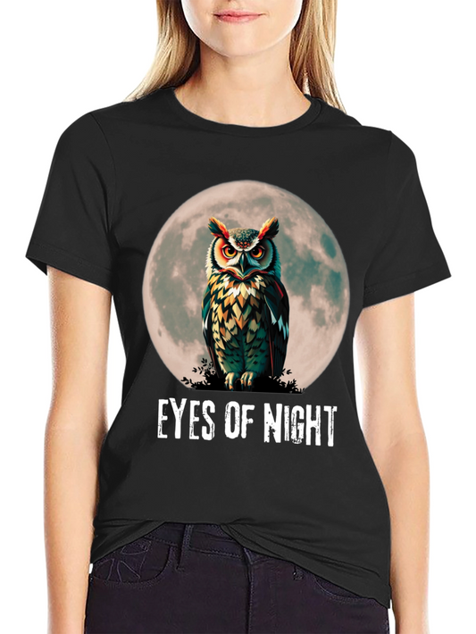 Eyes of Night Owl Graphic Tee
