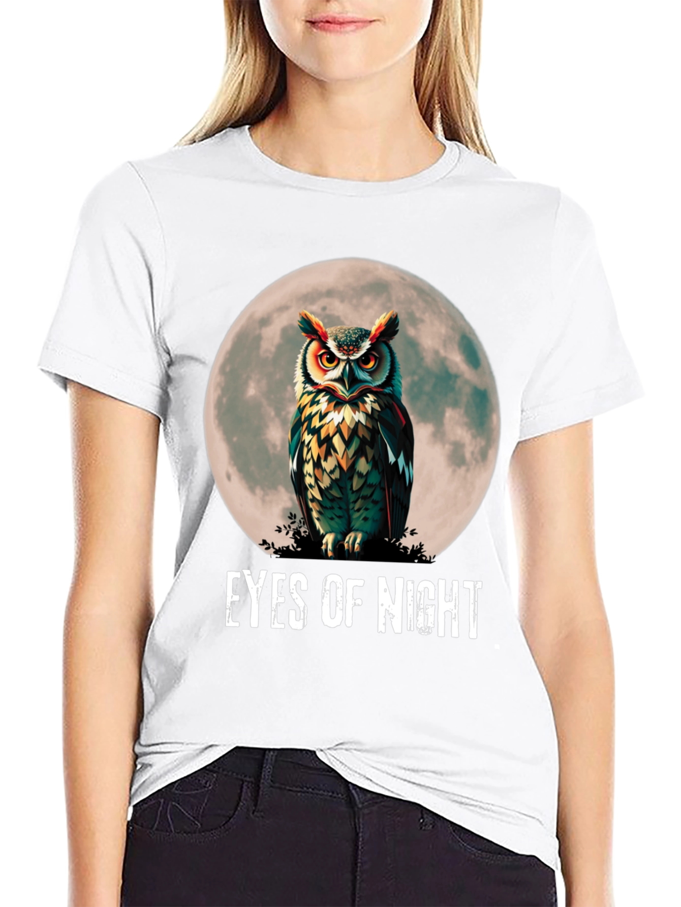 Eyes of Night Owl Graphic Tee