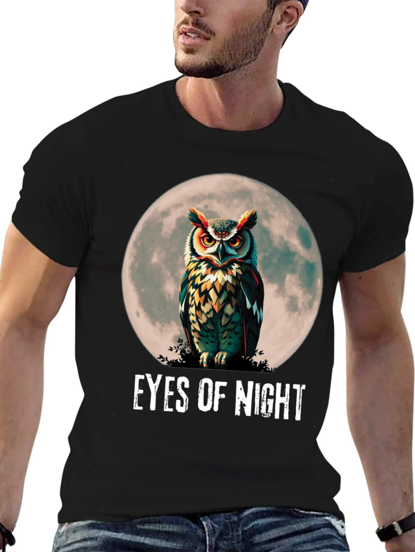 Eyes of Night Owl Graphic Tee