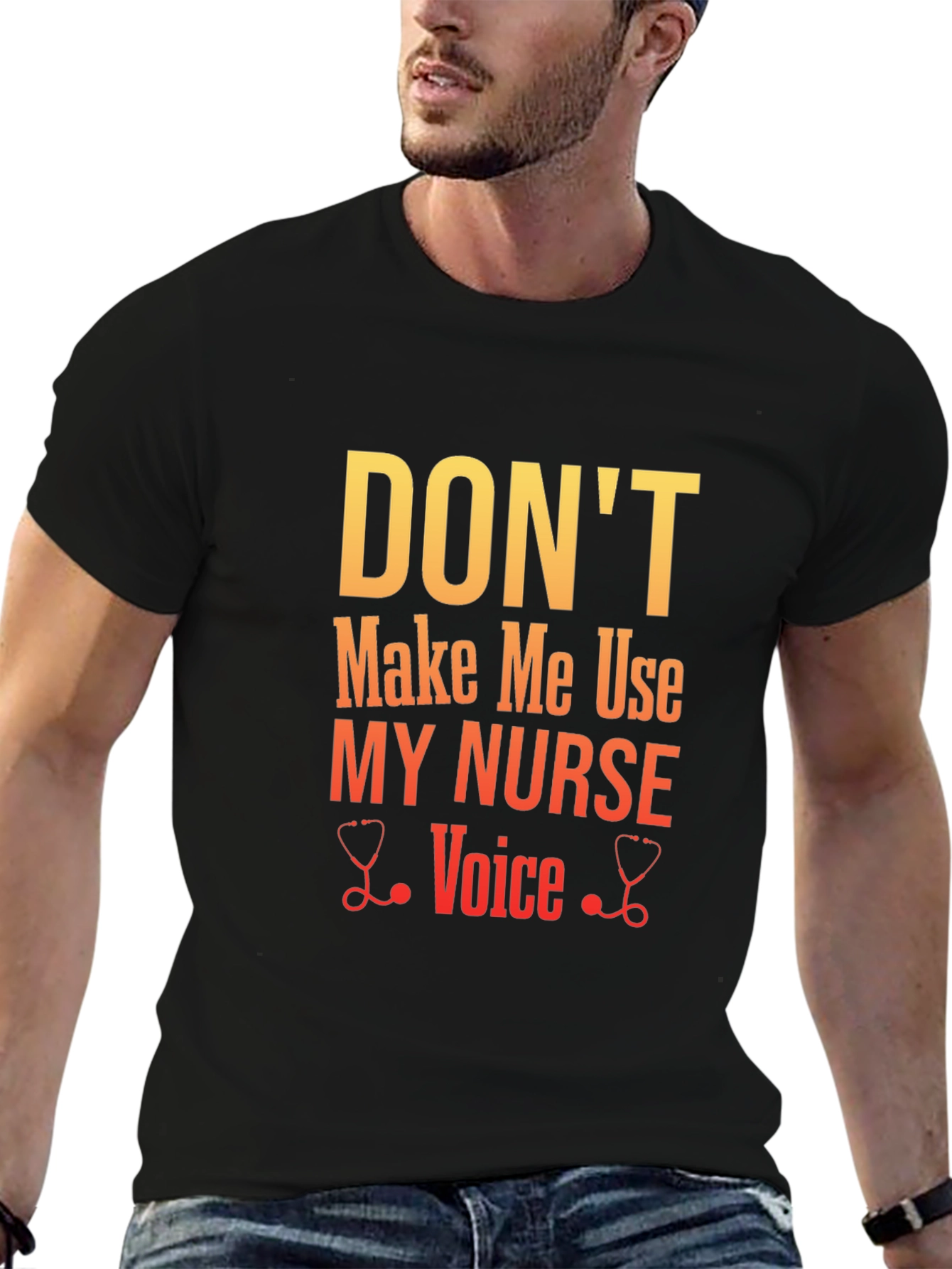Dont Make Me Use My Nurse Voice Graphic Tee