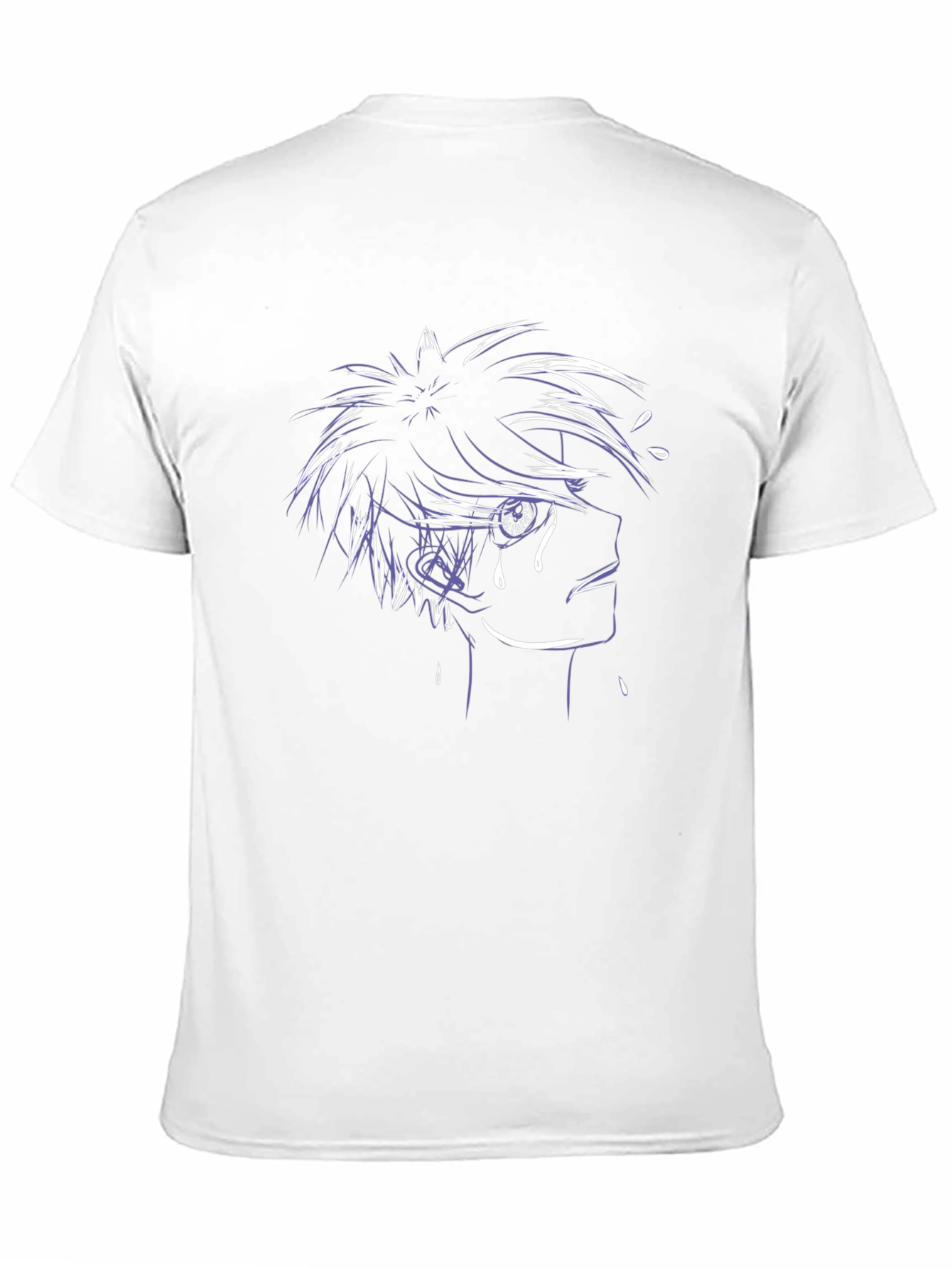 Anime Character Graphic Black T-Shirt