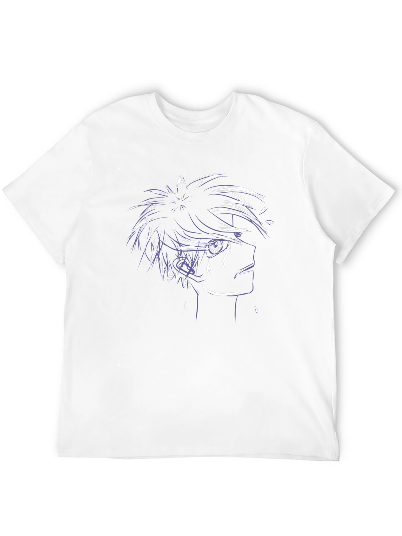 Anime Character Graphic Black T-Shirt