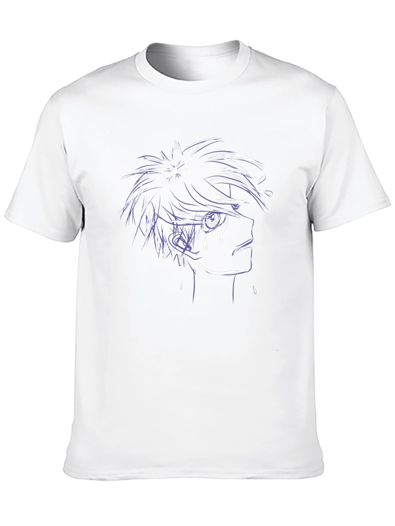 Anime Character Graphic Black T-Shirt