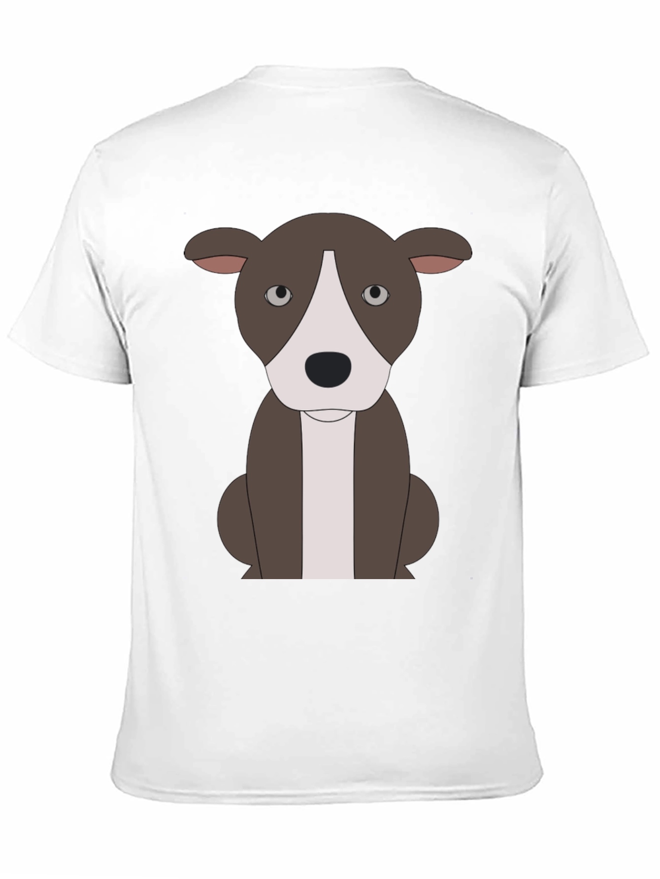 Cartoon Pitbull T-Shirt - Black