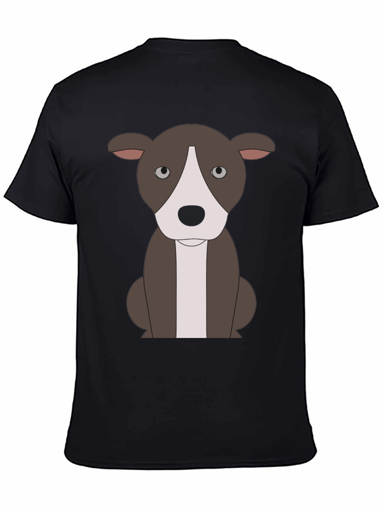 Cartoon Pitbull T-Shirt - Black