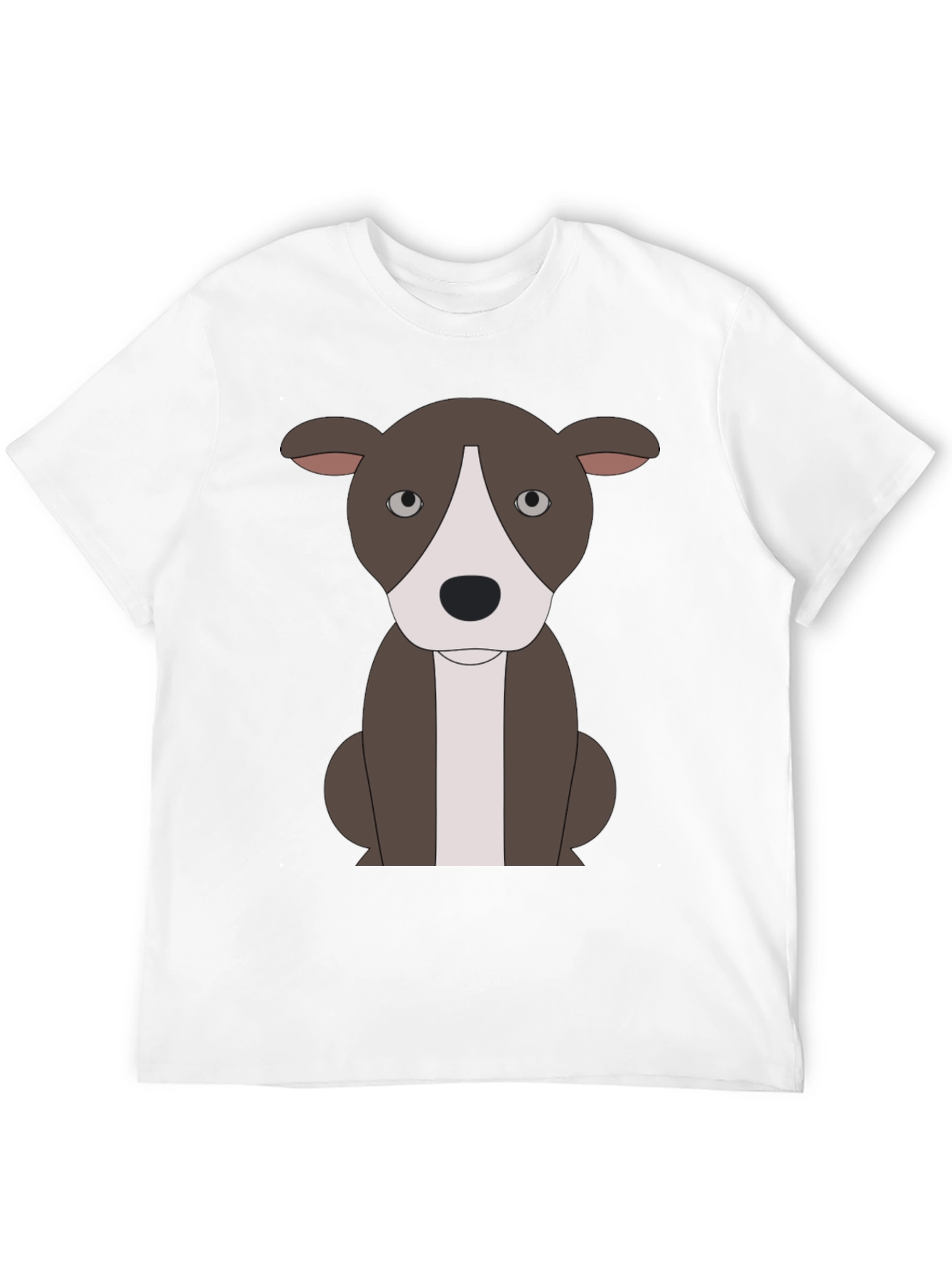 Cartoon Pitbull T-Shirt - Black
