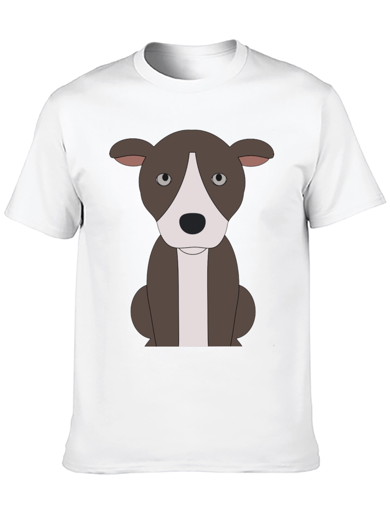 Cartoon Pitbull T-Shirt - Black
