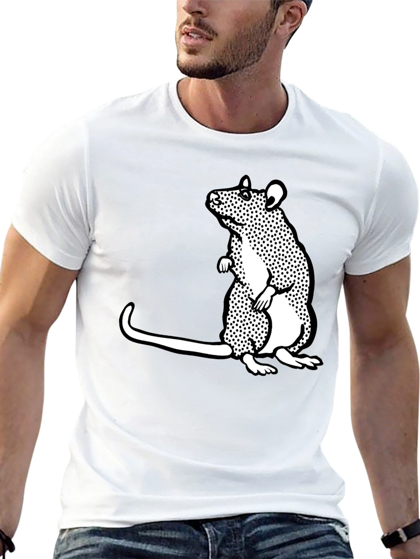 Rat Graphic Tee - Quirky Unisex T-Shirt