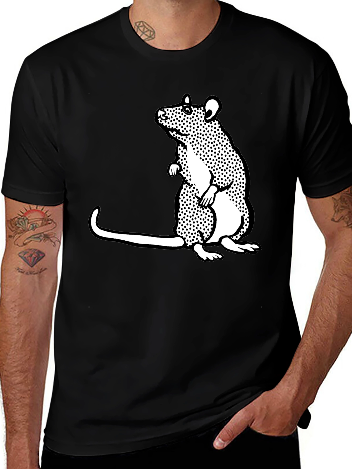 Rat Graphic Tee - Quirky Unisex T-Shirt