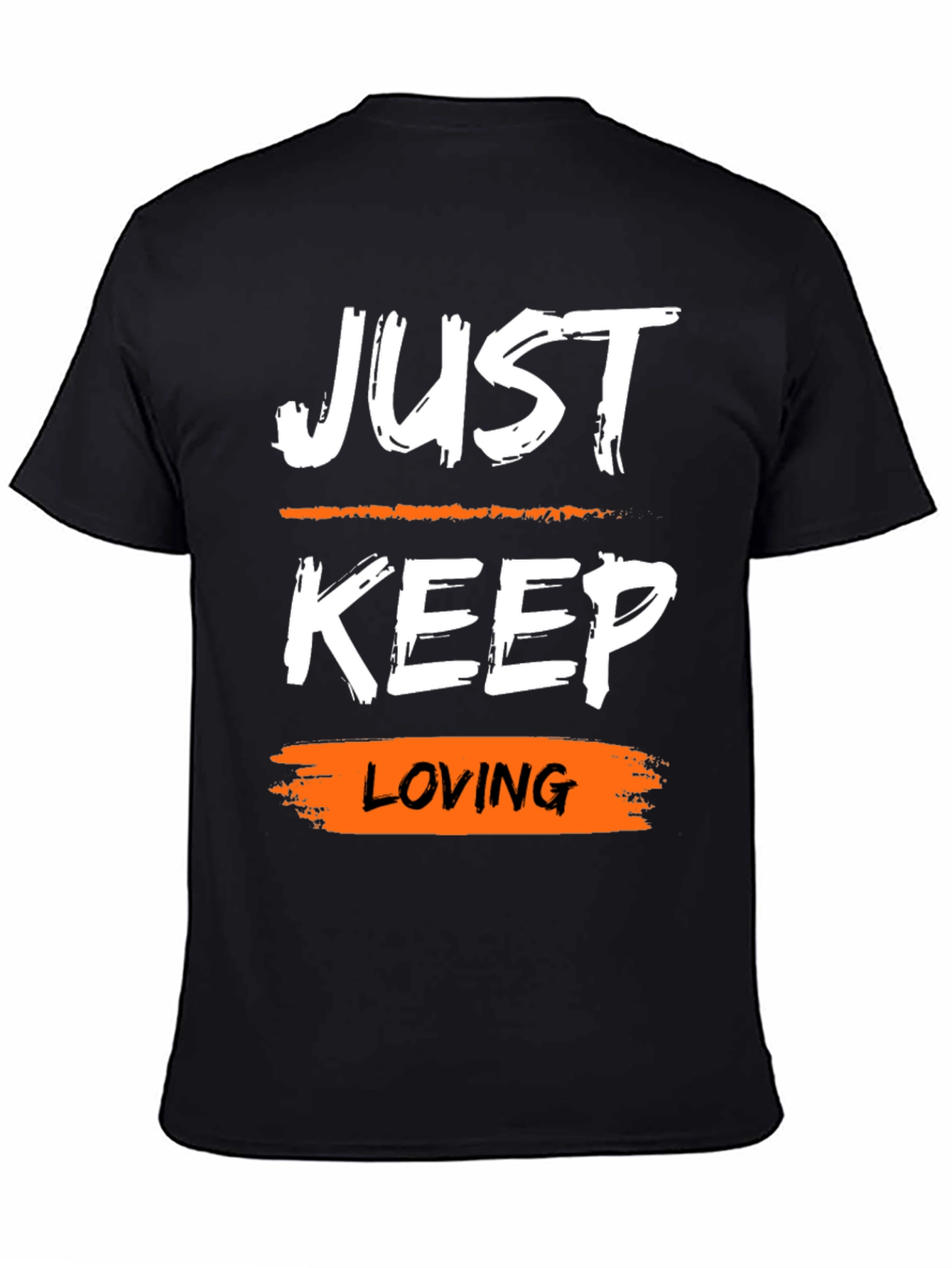 Just Keep Loving Graphic Tee - Trendy Casual Style