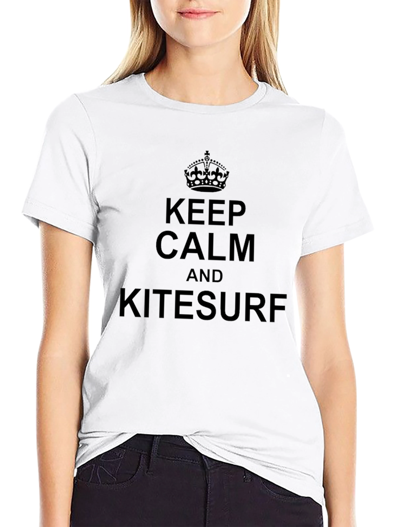 Keep Calm & Kitesurf Graphic T-Shirt