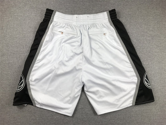 Men's San Antonio Spurs White Pocket Shorts1