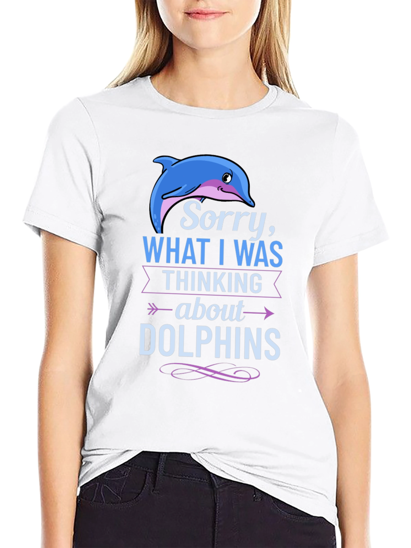 Sorry Dolphins T-Shirt - Mens Graphic Tee