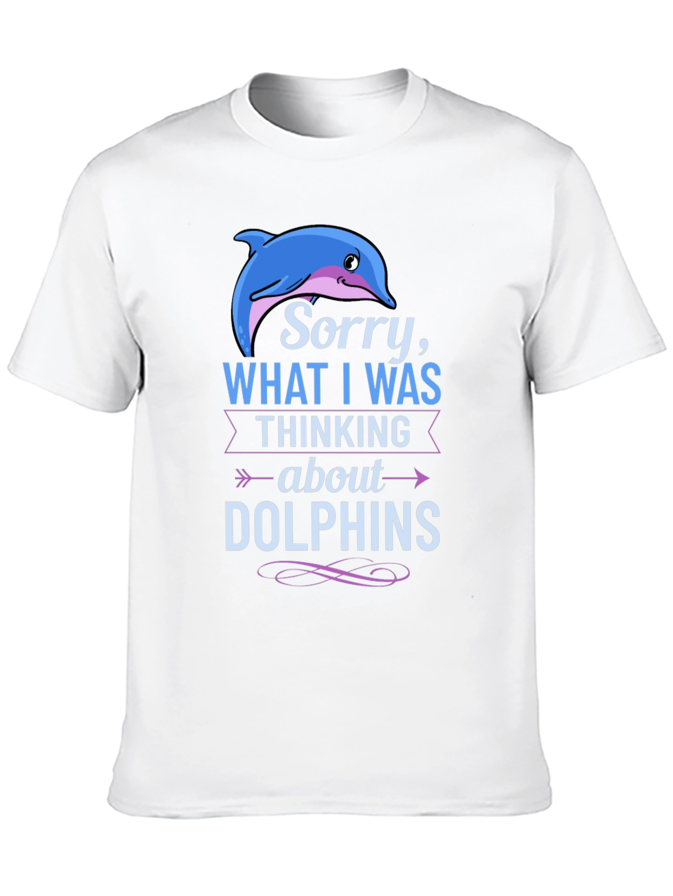 Sorry Dolphins T-Shirt - Mens Graphic Tee
