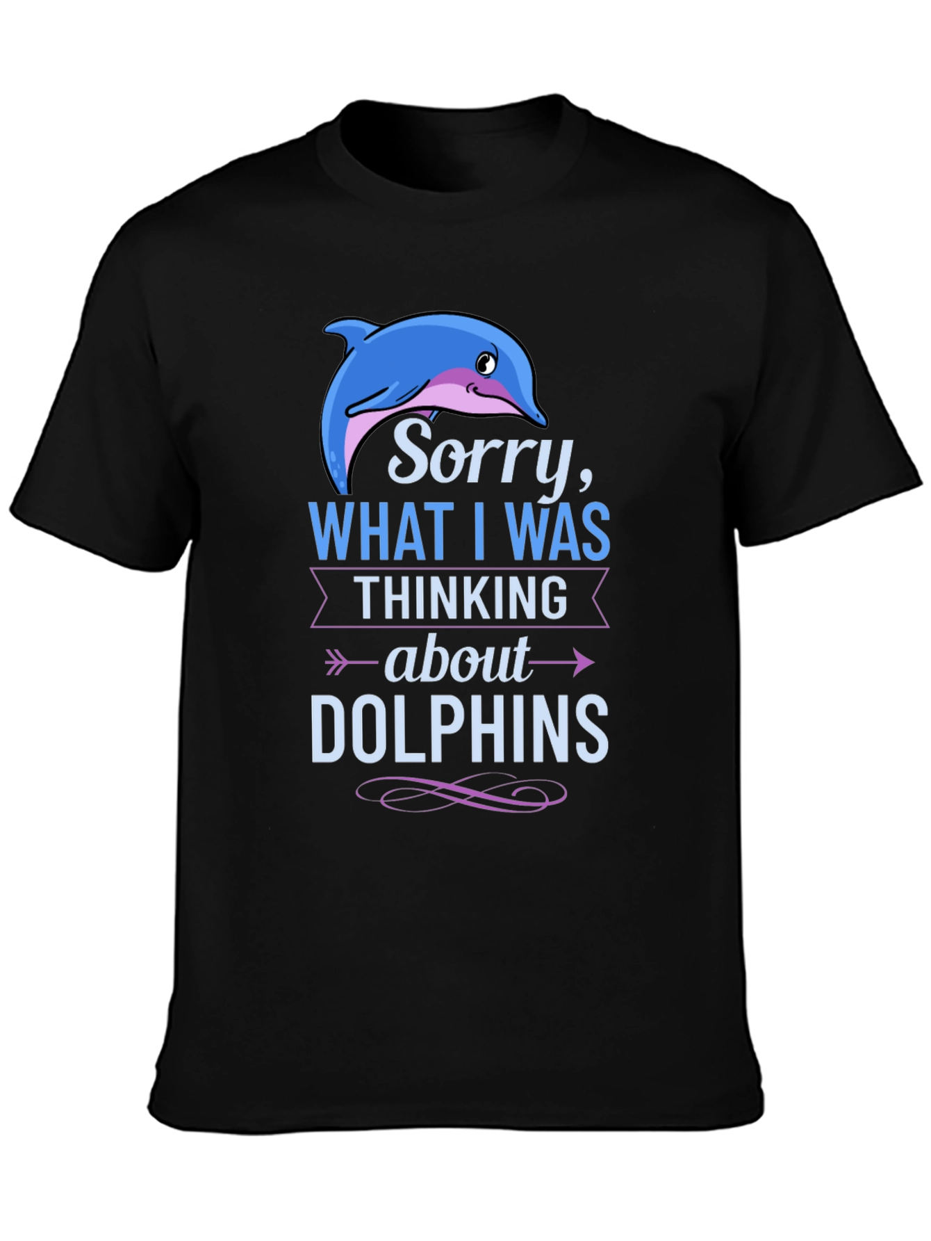 Sorry Dolphins T-Shirt - Mens Graphic Tee