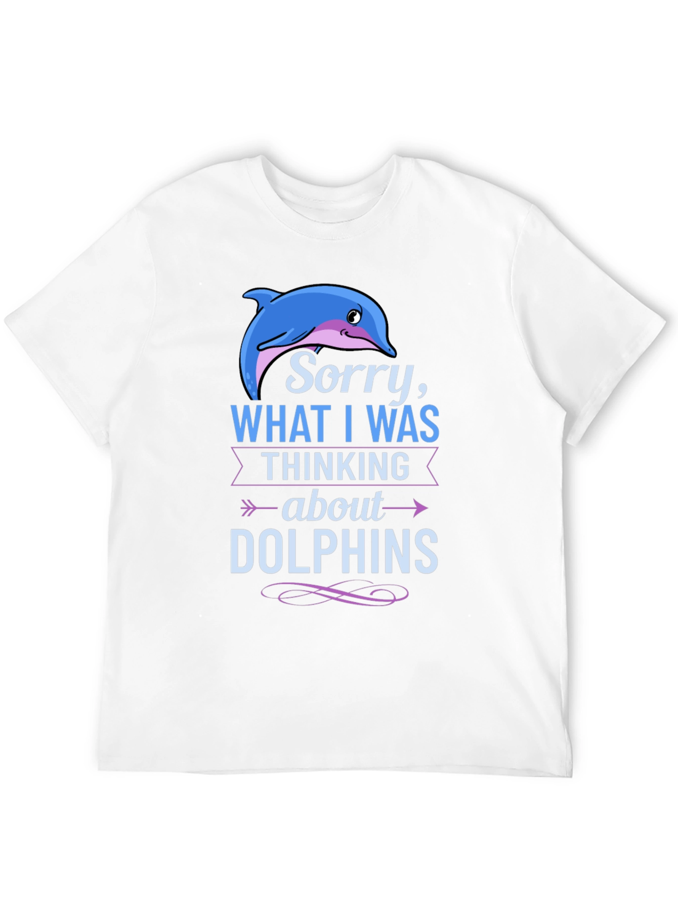 Sorry Dolphins T-Shirt - Mens Graphic Tee