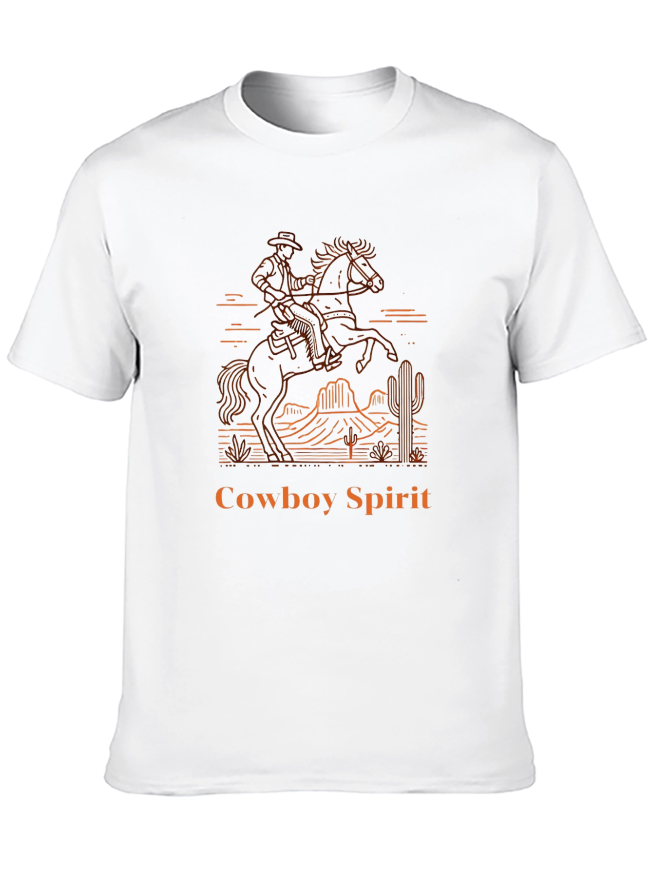 Cowboy Spirit Graphic Tee - Western Design