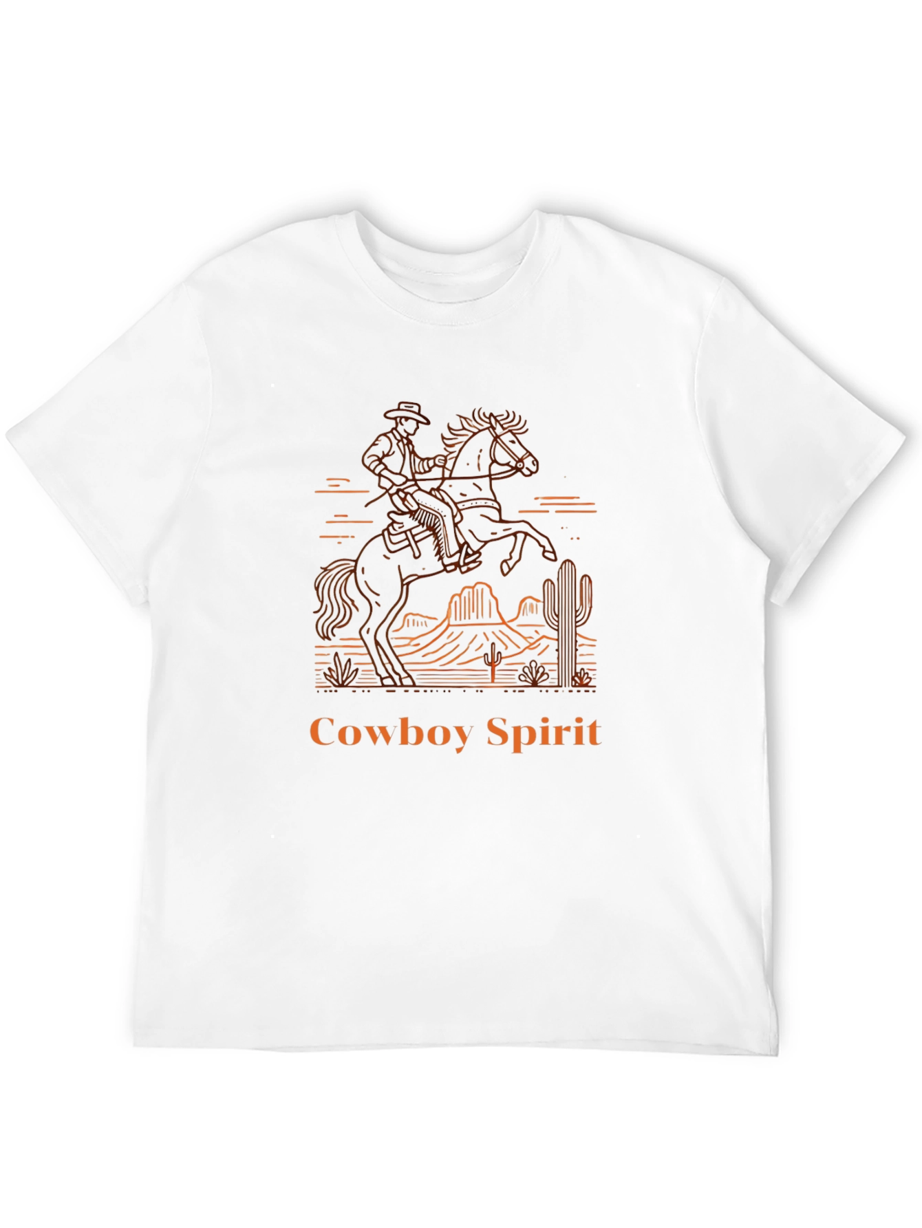 Cowboy Spirit Graphic Tee - Western Design