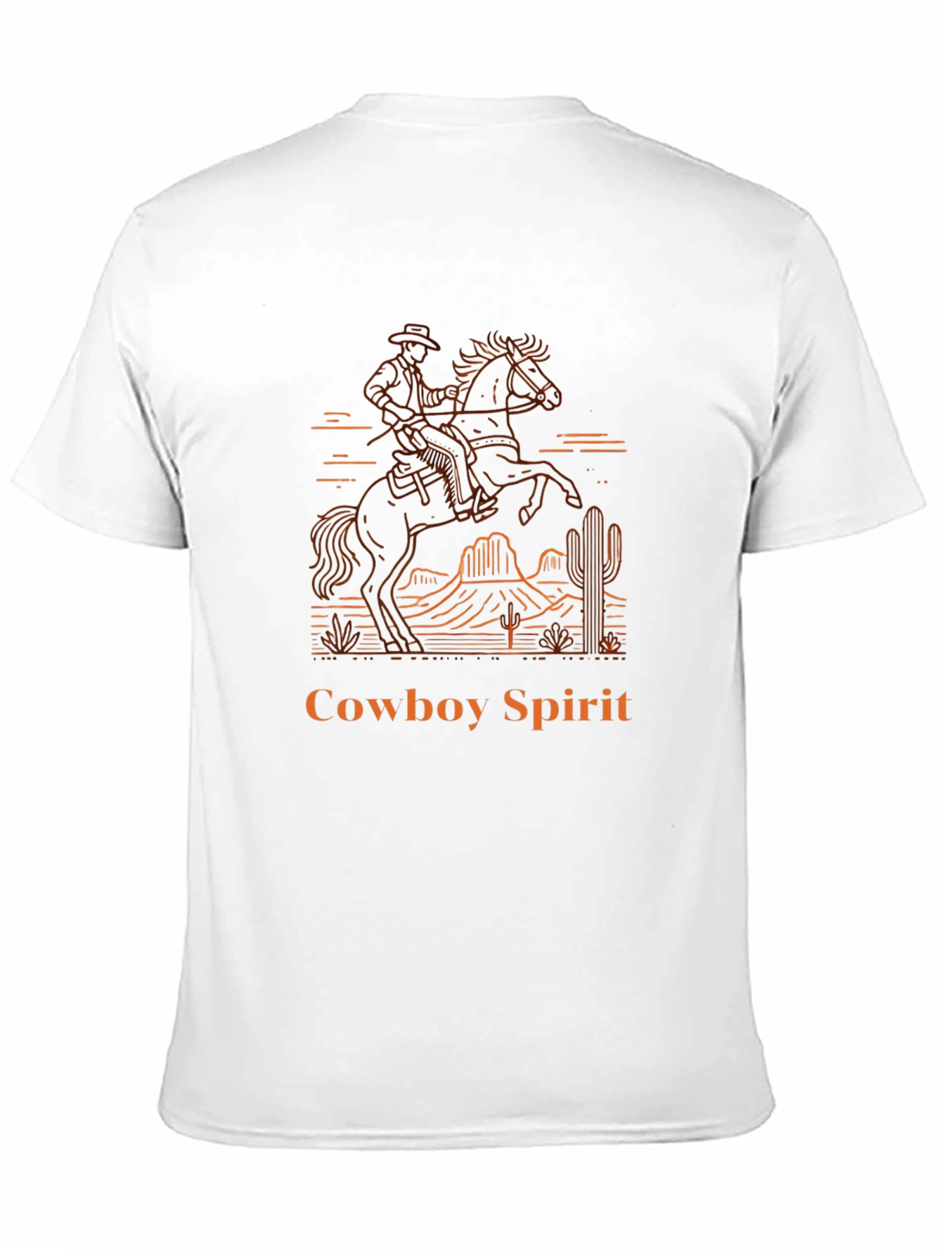 Cowboy Spirit Graphic Tee - Western Design