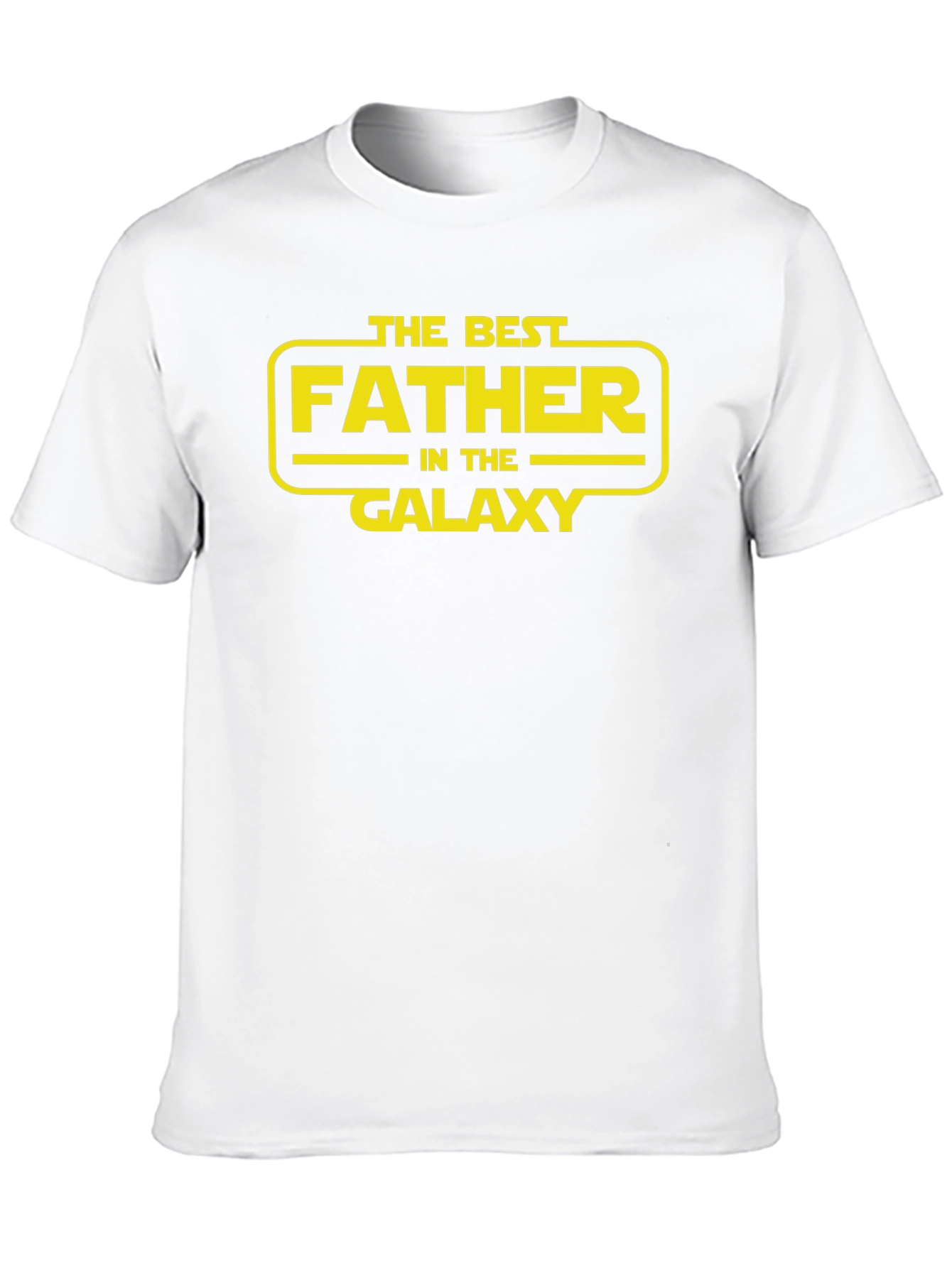 Best Father in the Galaxy Black T-Shirt