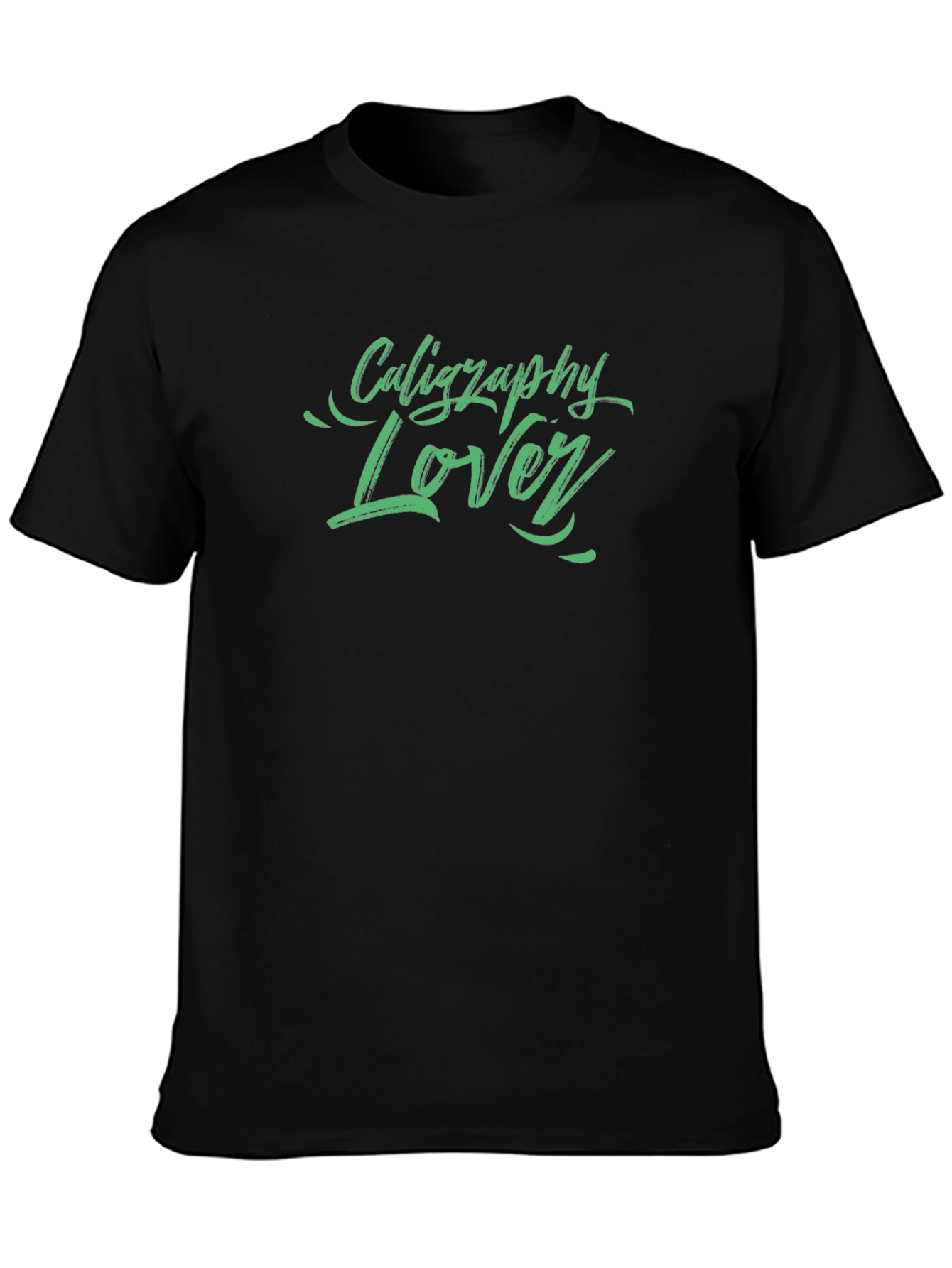 Calligraphy Lover Black T-Shirt