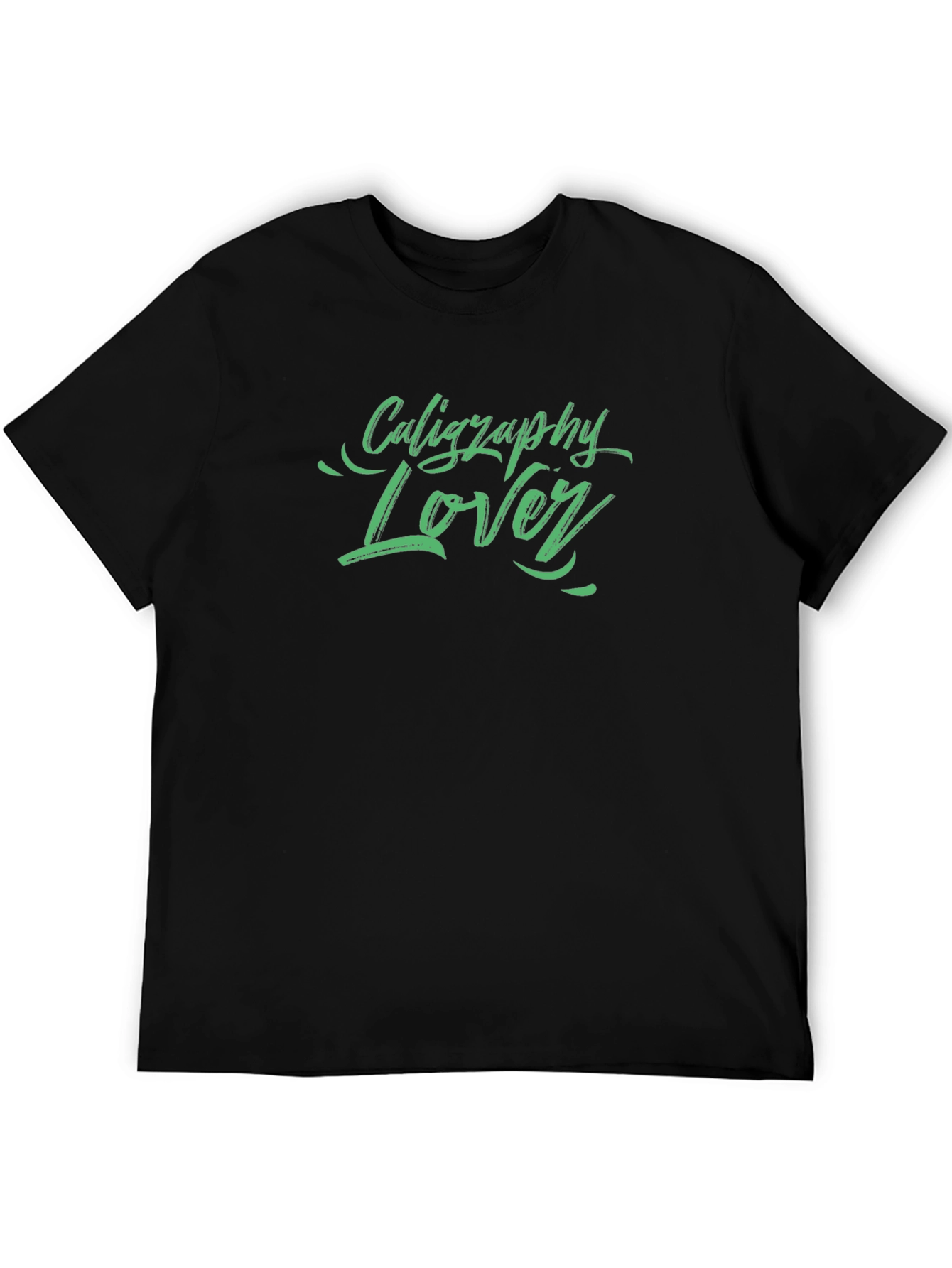 Calligraphy Lover Black T-Shirt