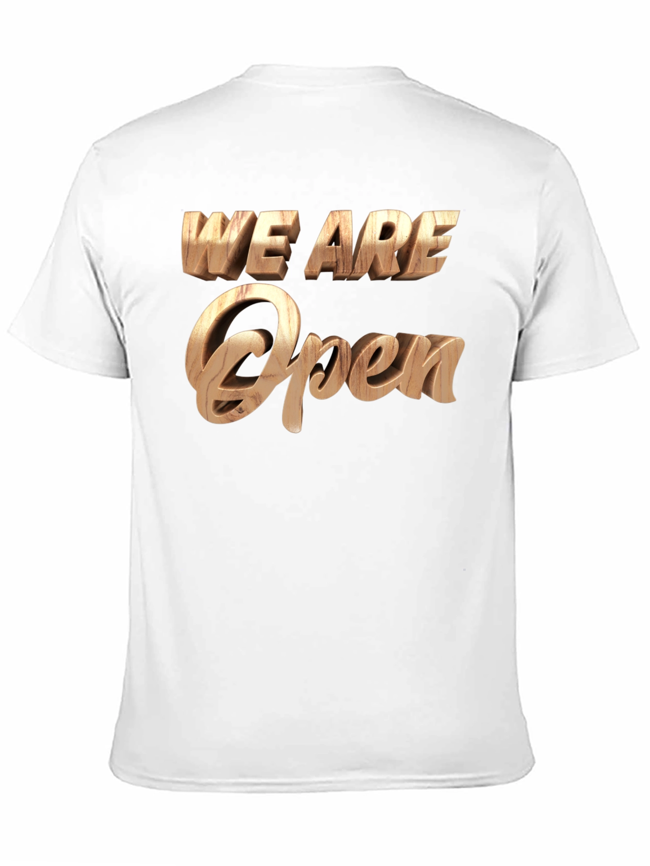We Are Open Statement Tee