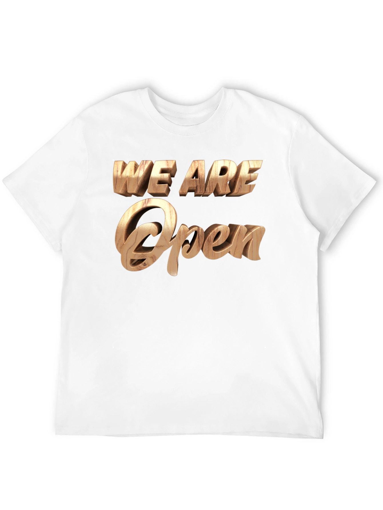 We Are Open Statement Tee