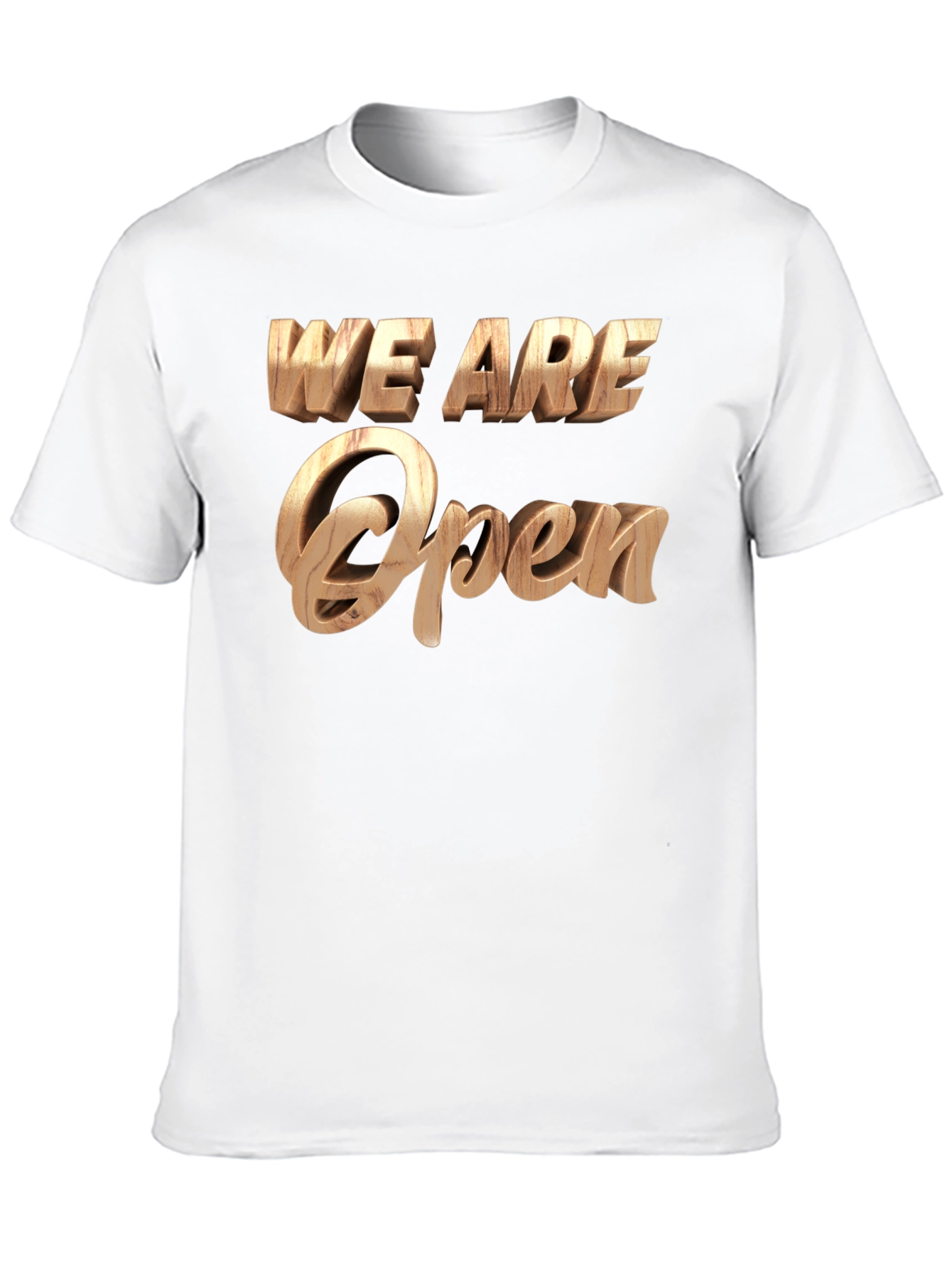 We Are Open Statement Tee