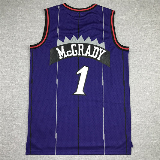 Men's Toronto Raptors Tracy McGrady Purple 1998-99 Hardwood Classics Swingman Jerseys