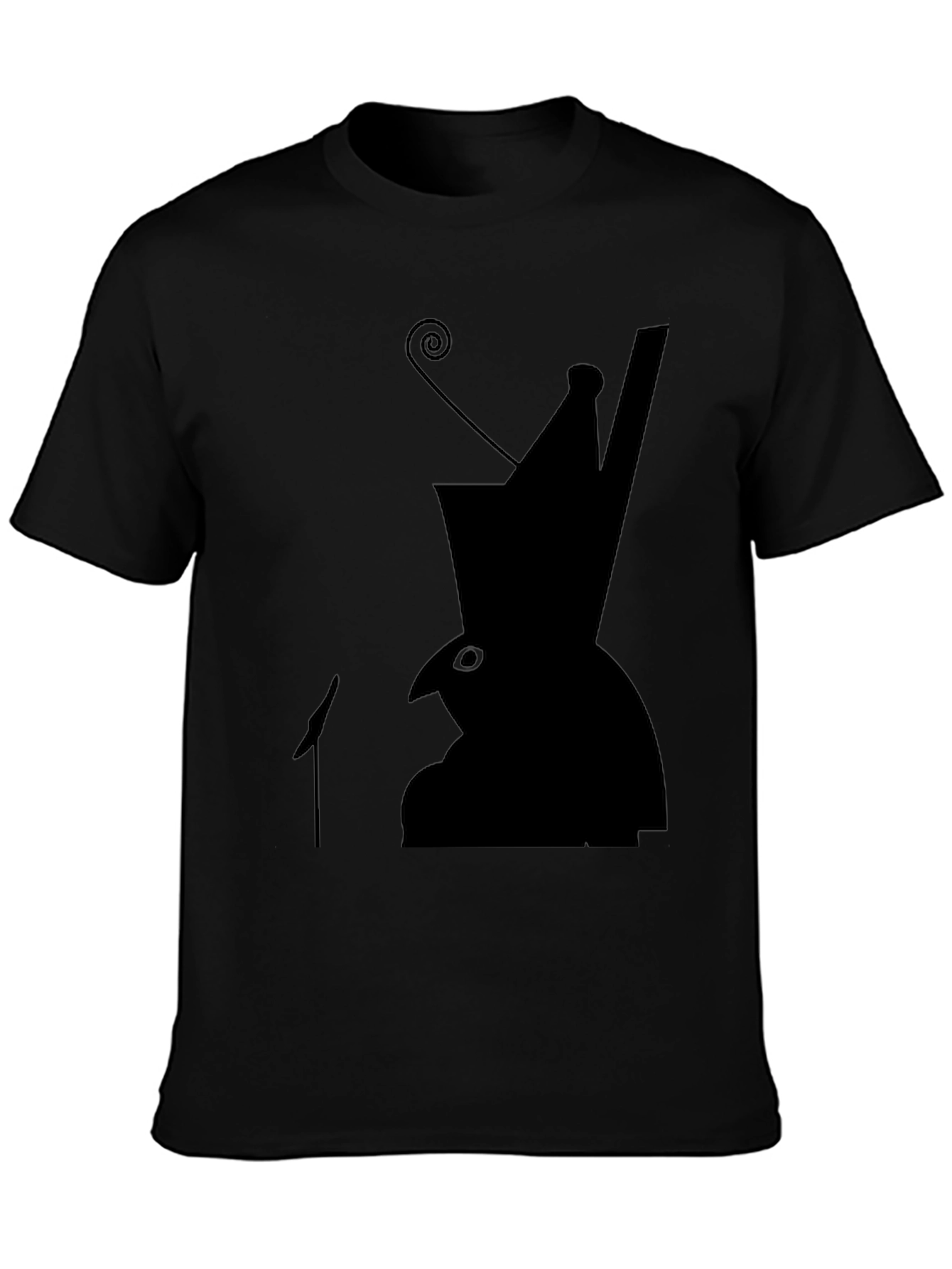Silhouette Hat Bird T-Shirt