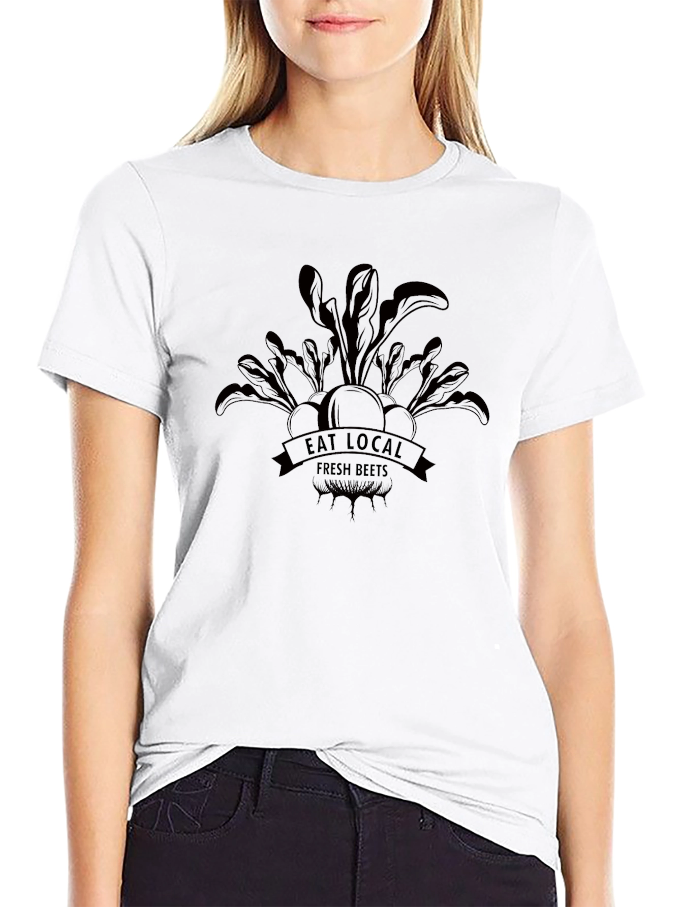Eat Local Fresh Beets Graphic T-Shirt