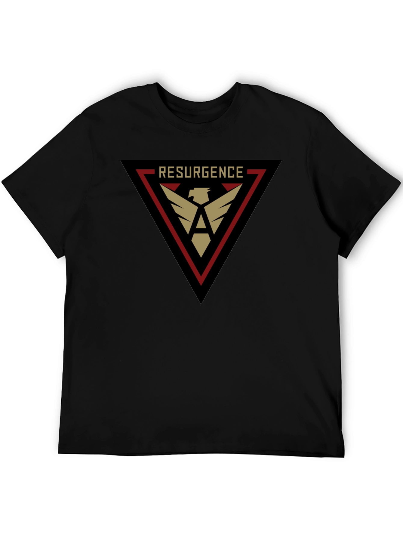 Resurgence Graphic Tee | Black Casual T-Shirt